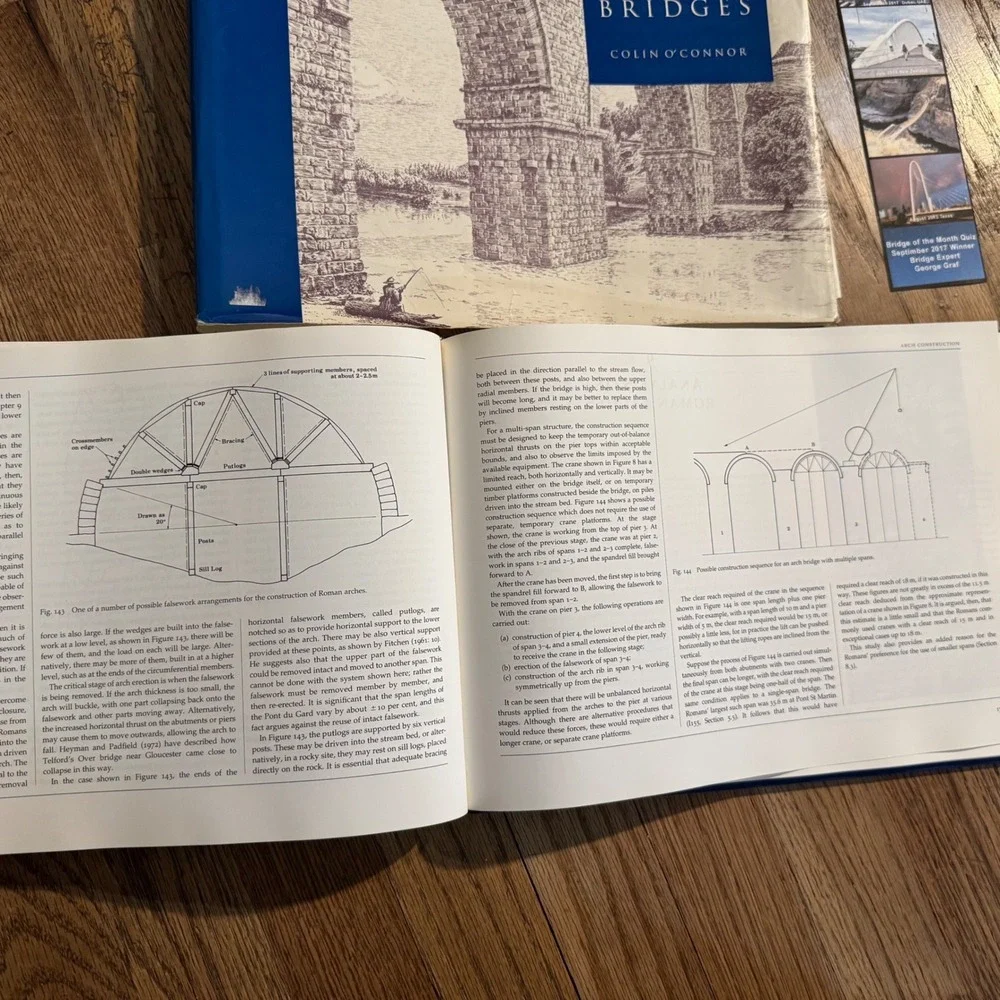 Roman Bridges by‎ Colin O'Connor (1993, Hardcover) 1st Ed Cambridge Univ. Press